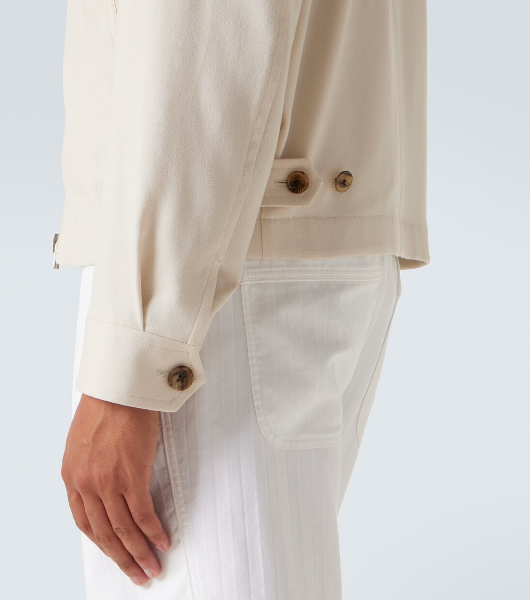 羊毛、羊绒与真丝哈灵顿夹克 | Tom Ford