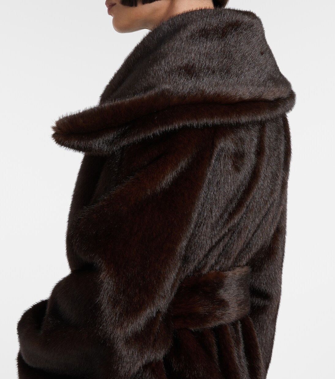 Cappotto con cintura e logo | Coperni