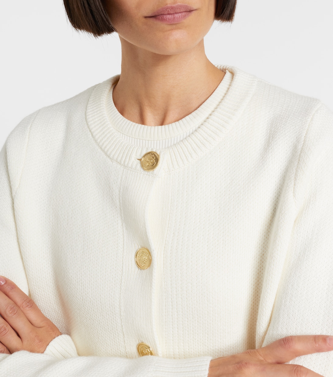 Mahal cotton and cashmere cardigan | Velvet