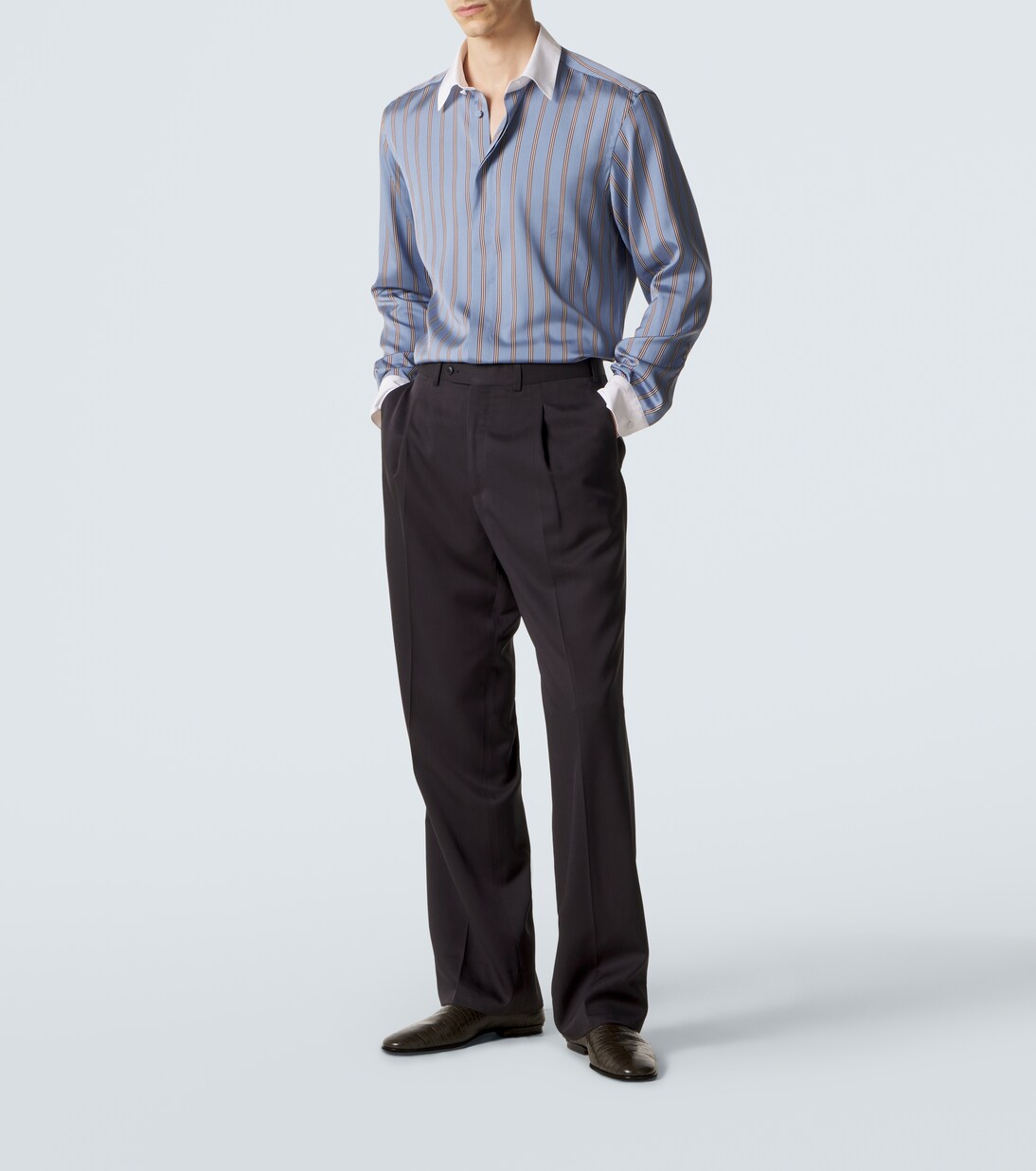 Steven croc-effect leather loafers | Tom Ford