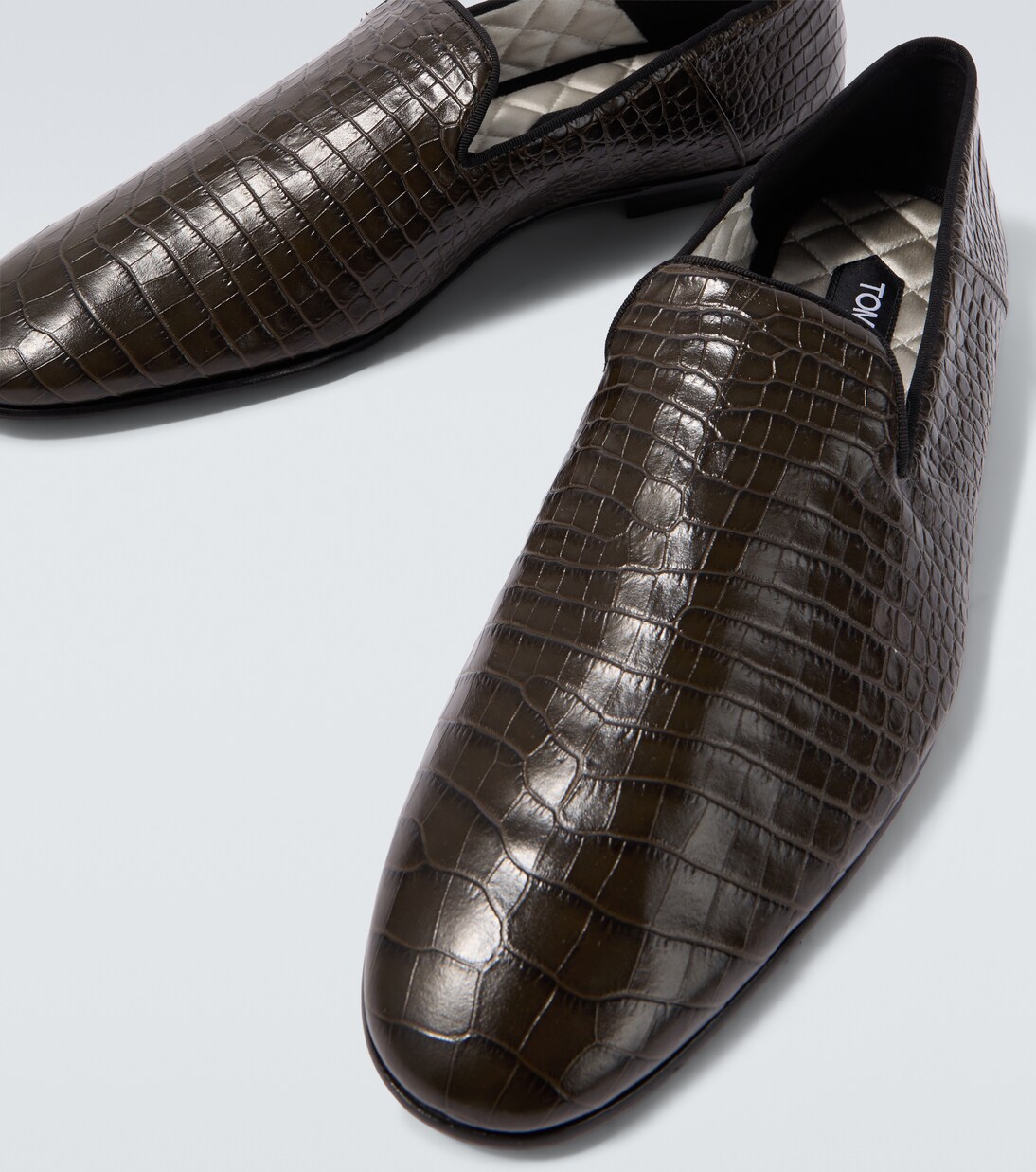 Steven croc-effect leather loafers | Tom Ford