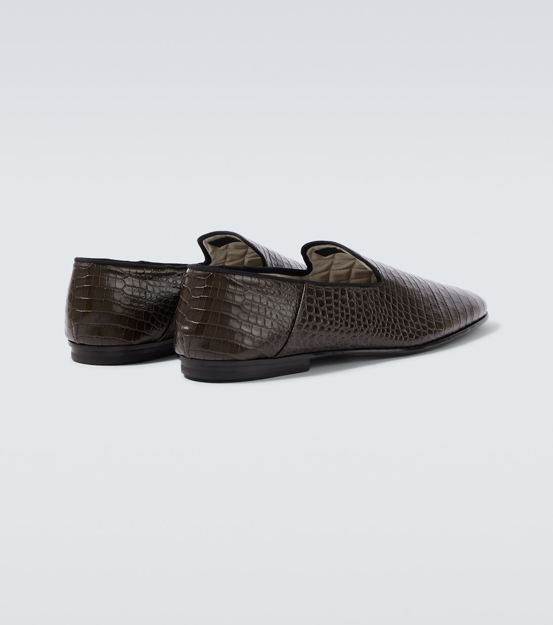 Steven croc-effect leather loafers | Tom Ford