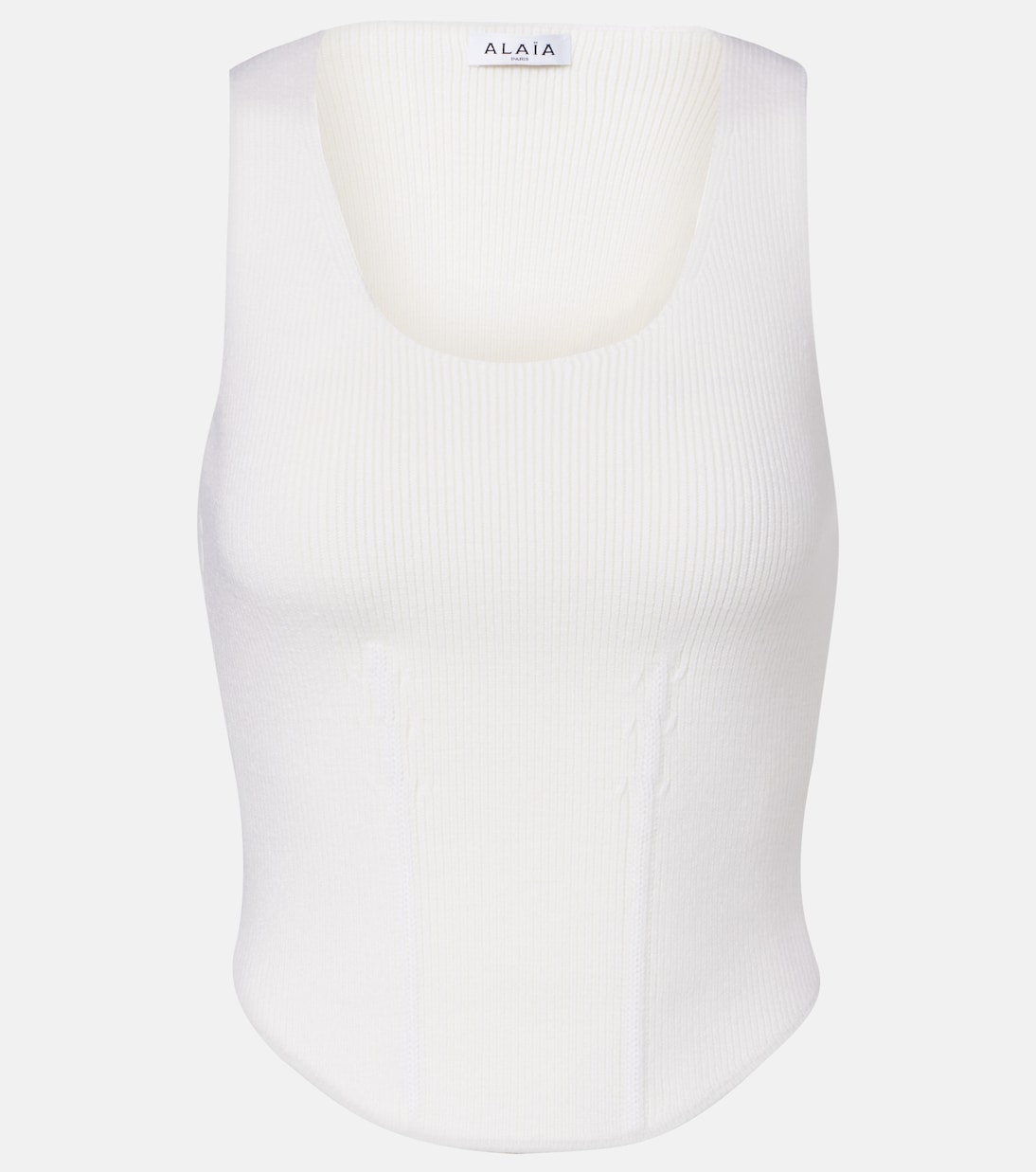 Bustier-Top aus einem Wollgemisch | Alaïa