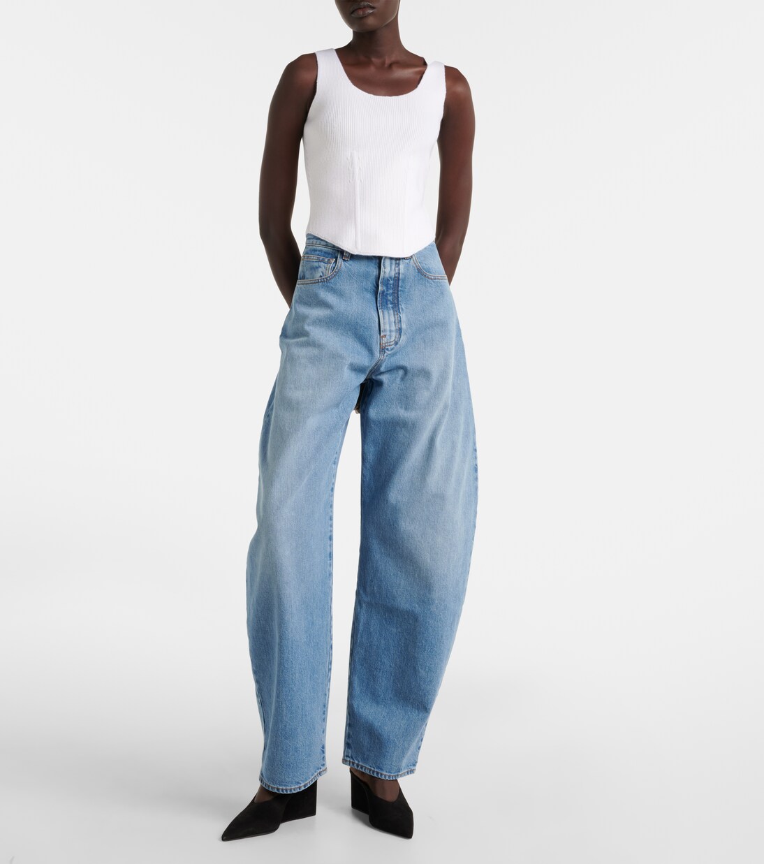 Bustier-Top aus einem Wollgemisch | Alaïa