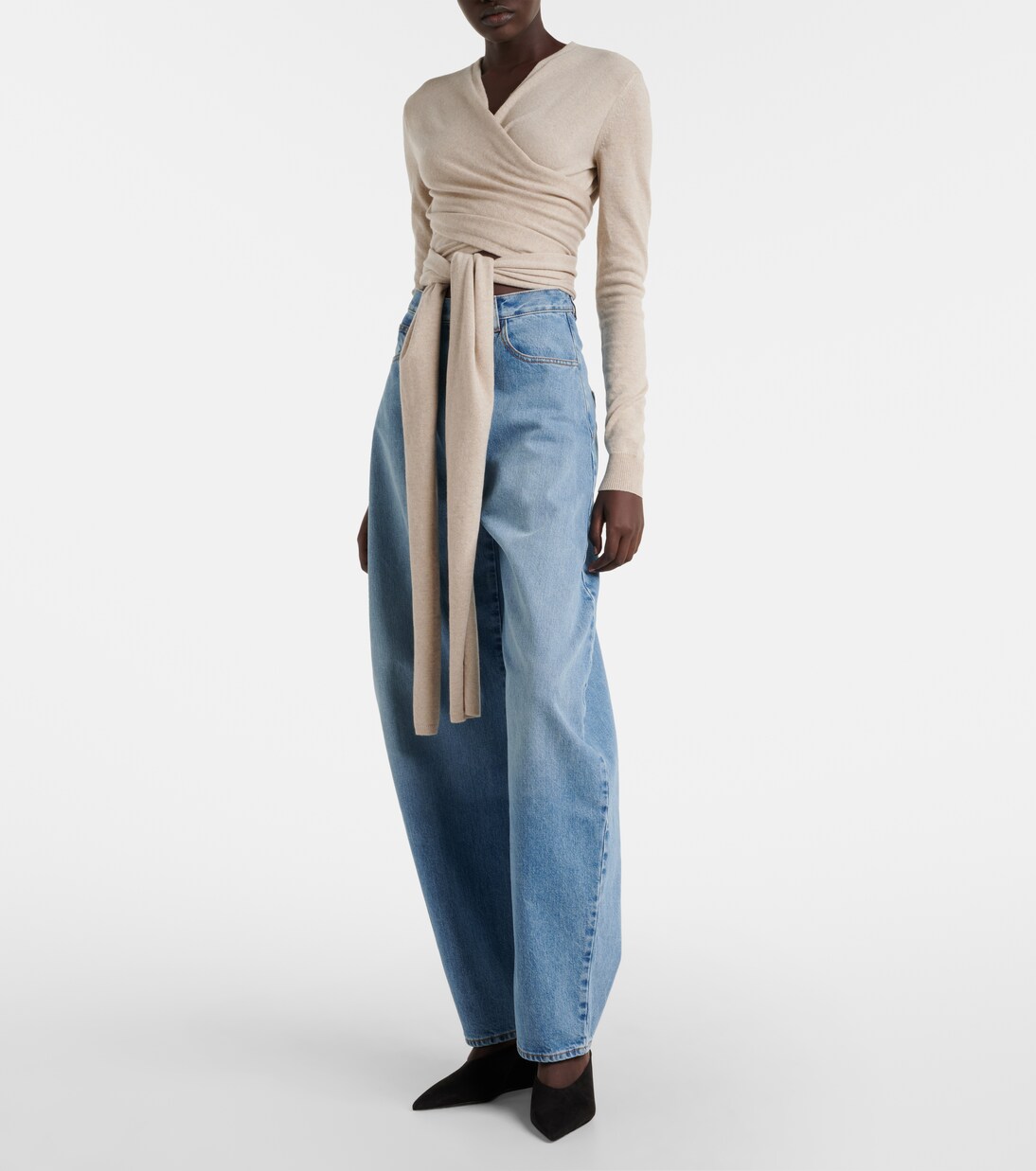 Wickeltop aus einem Kaschmirgemisch | Alaïa