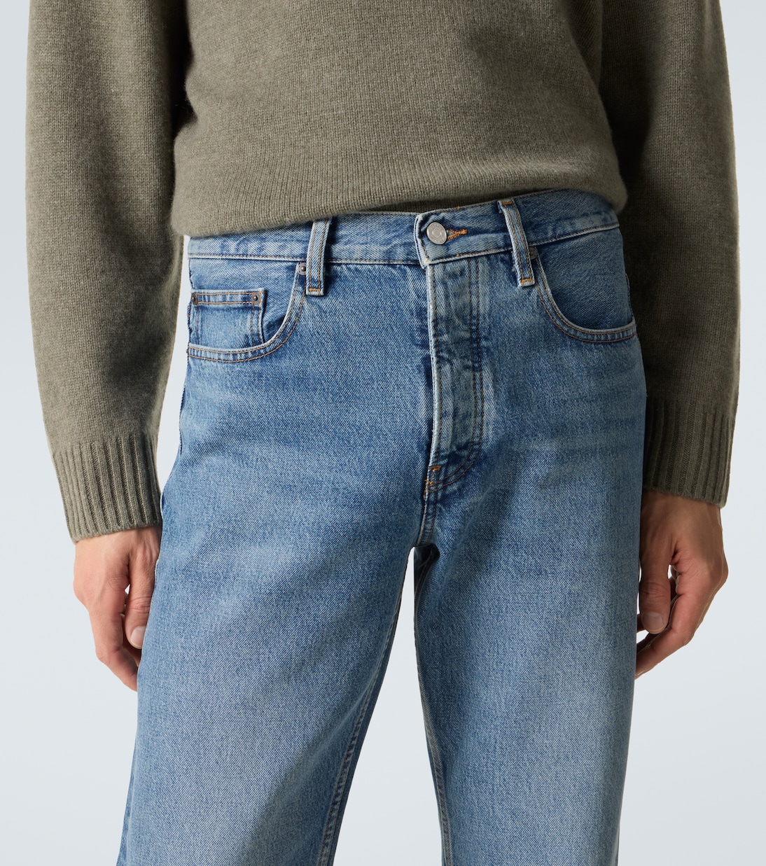 Mid-rise straight jeans | Frame