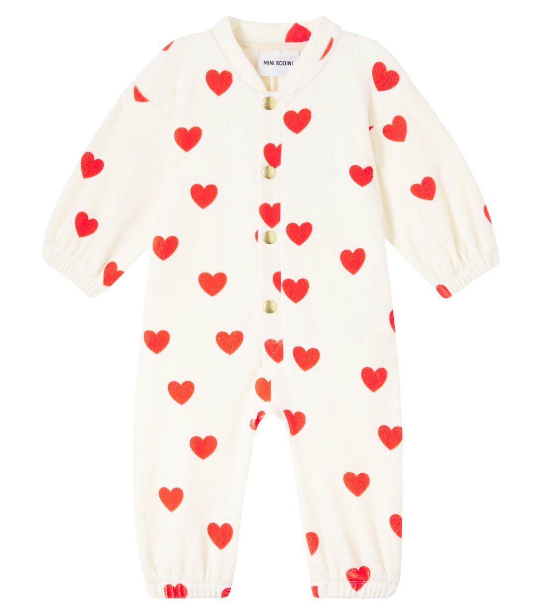 Baby printed cotton-blend onesie | Mini Rodini