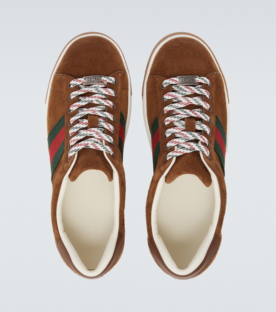 Zapatillas Gucci Ace de ante con Web | Gucci