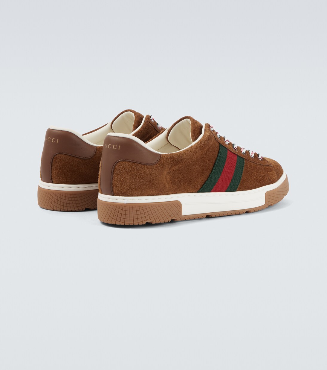 Zapatillas Gucci Ace de ante con Web | Gucci