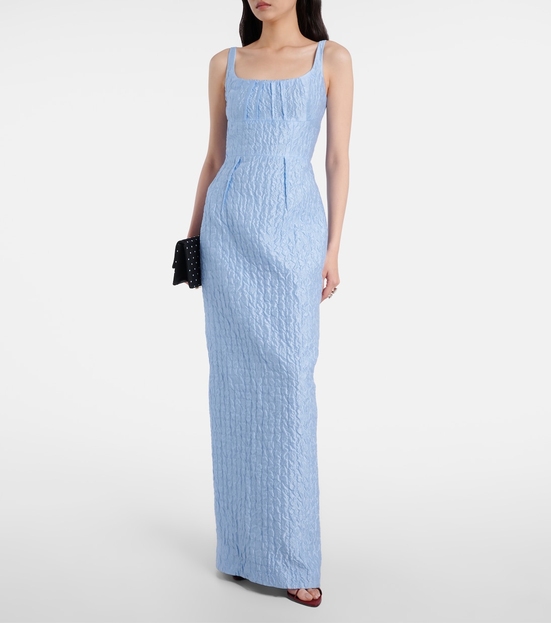 Sharon seersucker gown | Emilia Wickstead