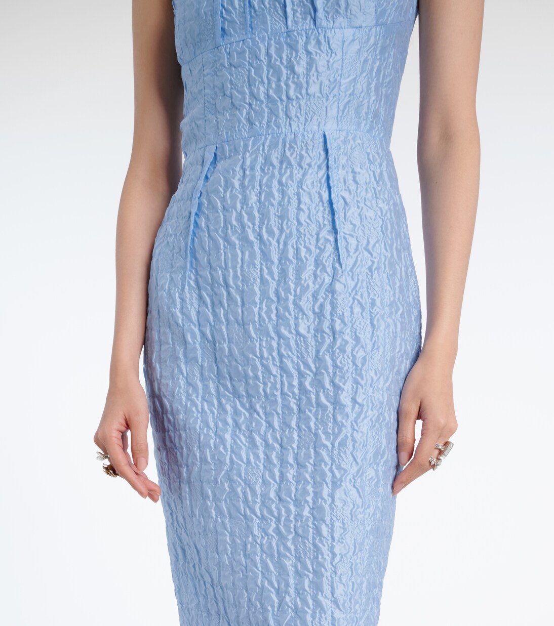 Sharon seersucker gown | Emilia Wickstead