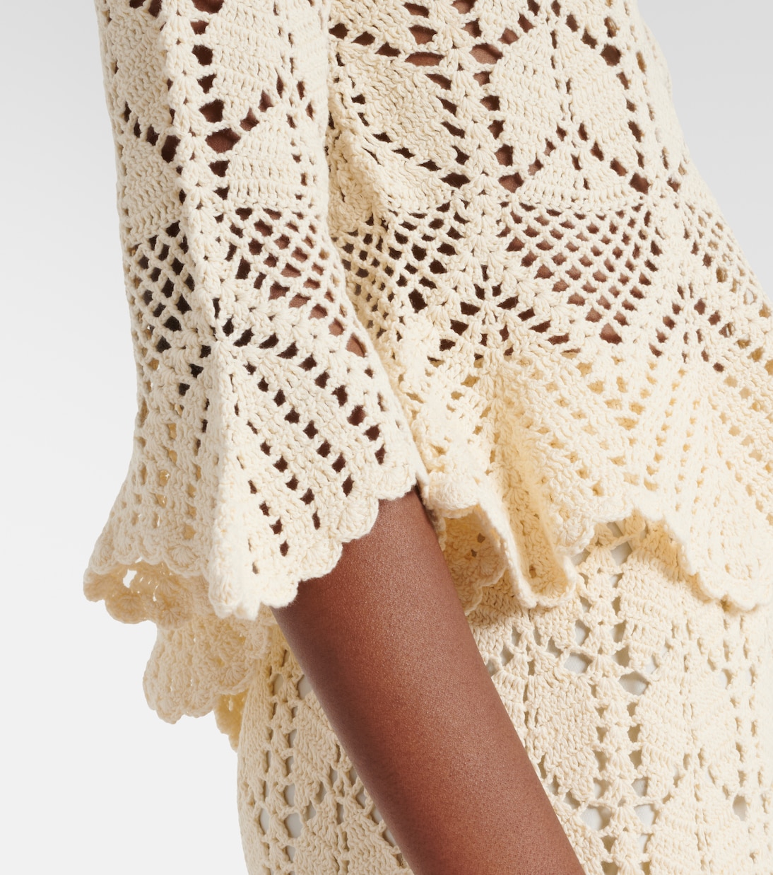 Crochet cotton top  | Zimmermann