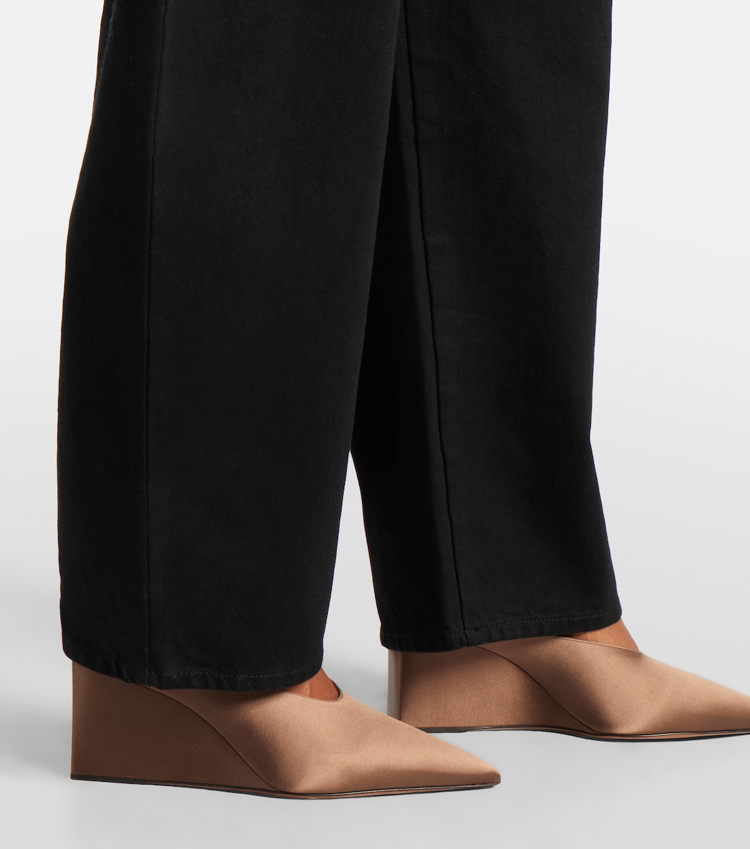 Wedges Cube aus Satin | Alaïa