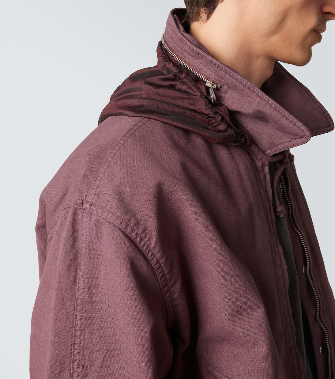 Command cotton and linen bomber jacket | Our Legacy