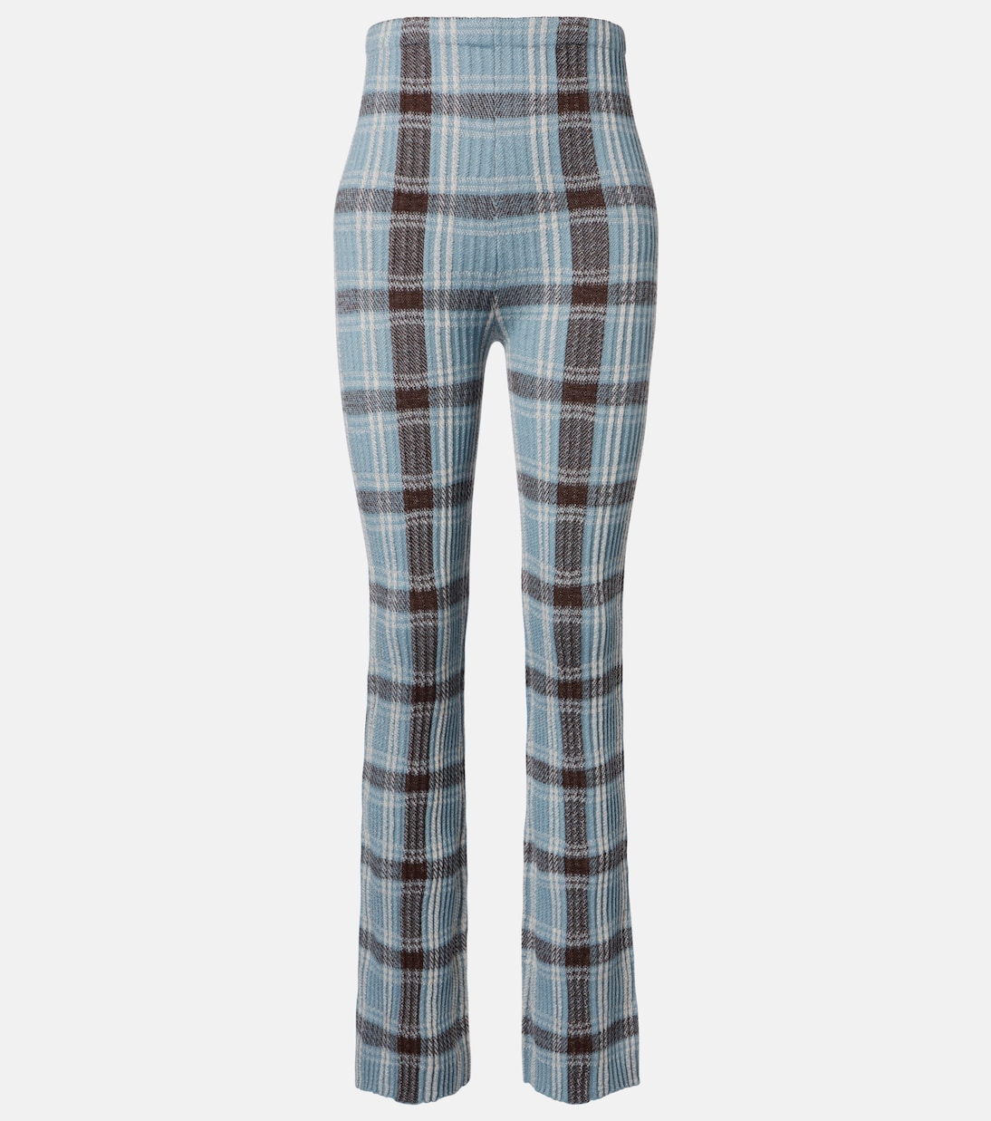 Checked wool-blend slim pants | Acne Studios