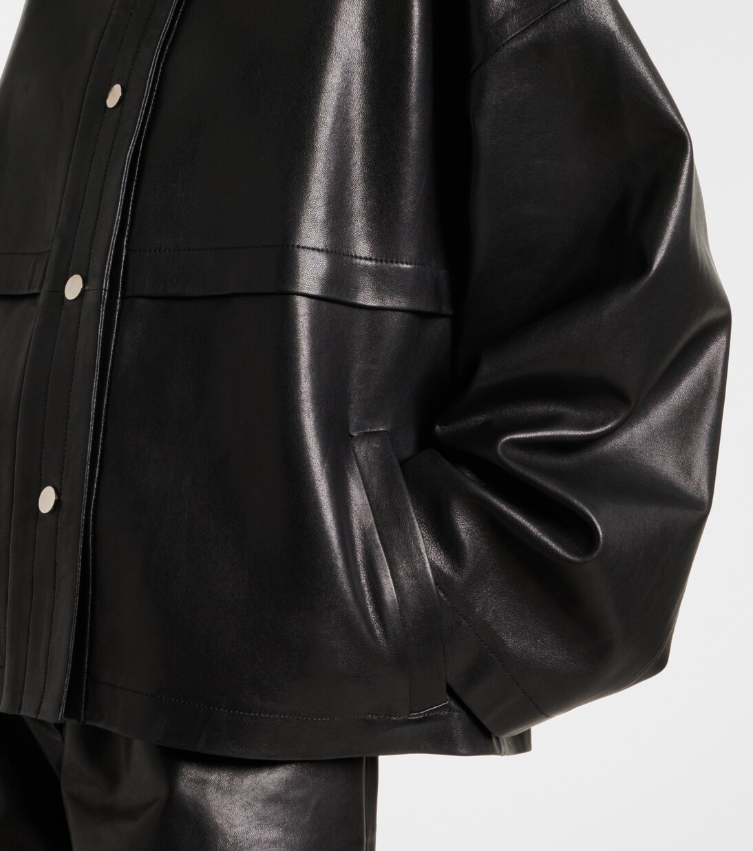 Chaqueta Park de piel | Nour Hammour