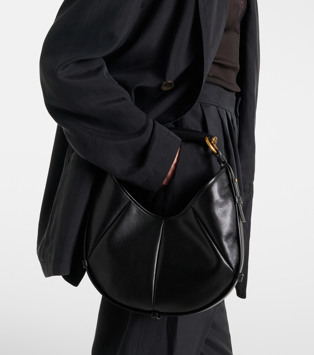 Mombasa Small leather shoulder bag | Saint Laurent