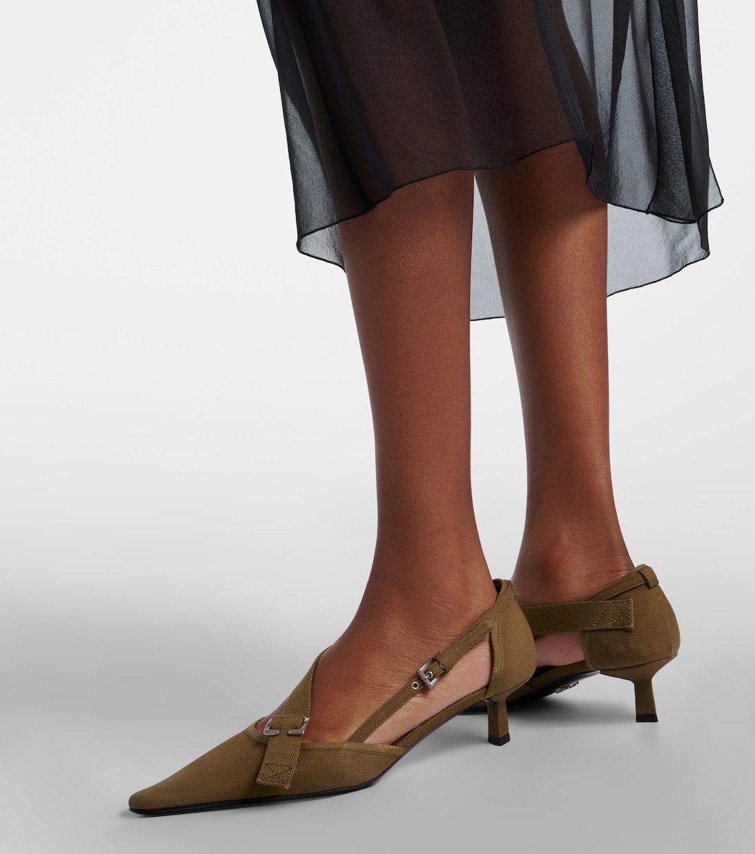 Pumps aus Canvas | Prada