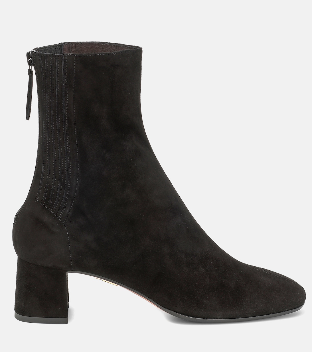 Saint Honoré 50 suede ankle boots | Aquazzura