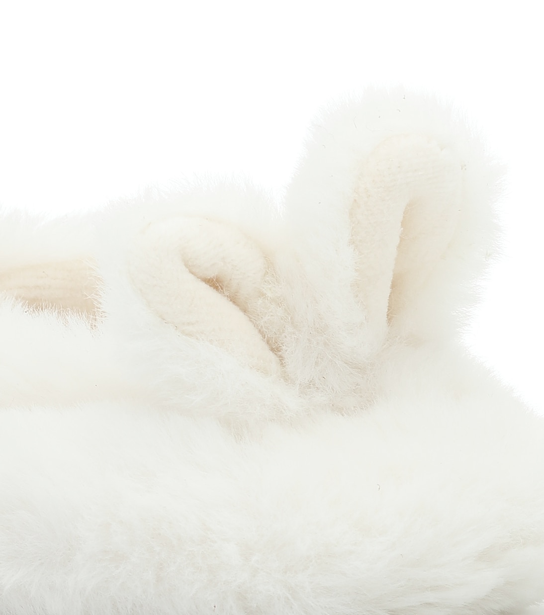 Baby faux-fur slippers | Bonpoint