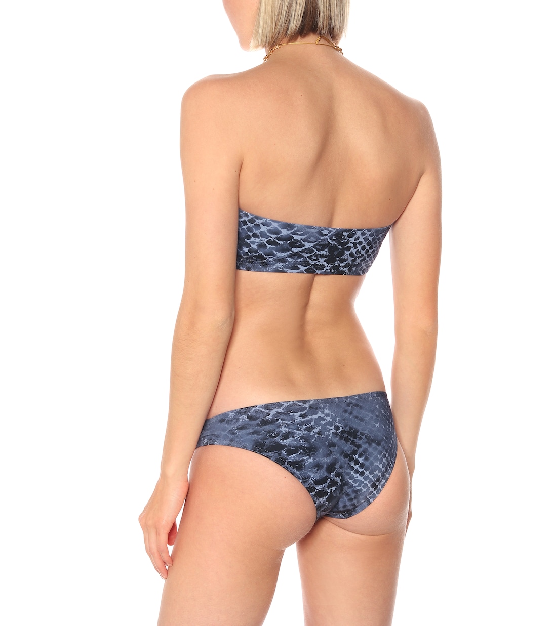 Bree snakeskin-print bikini bottoms | Karla Colletto