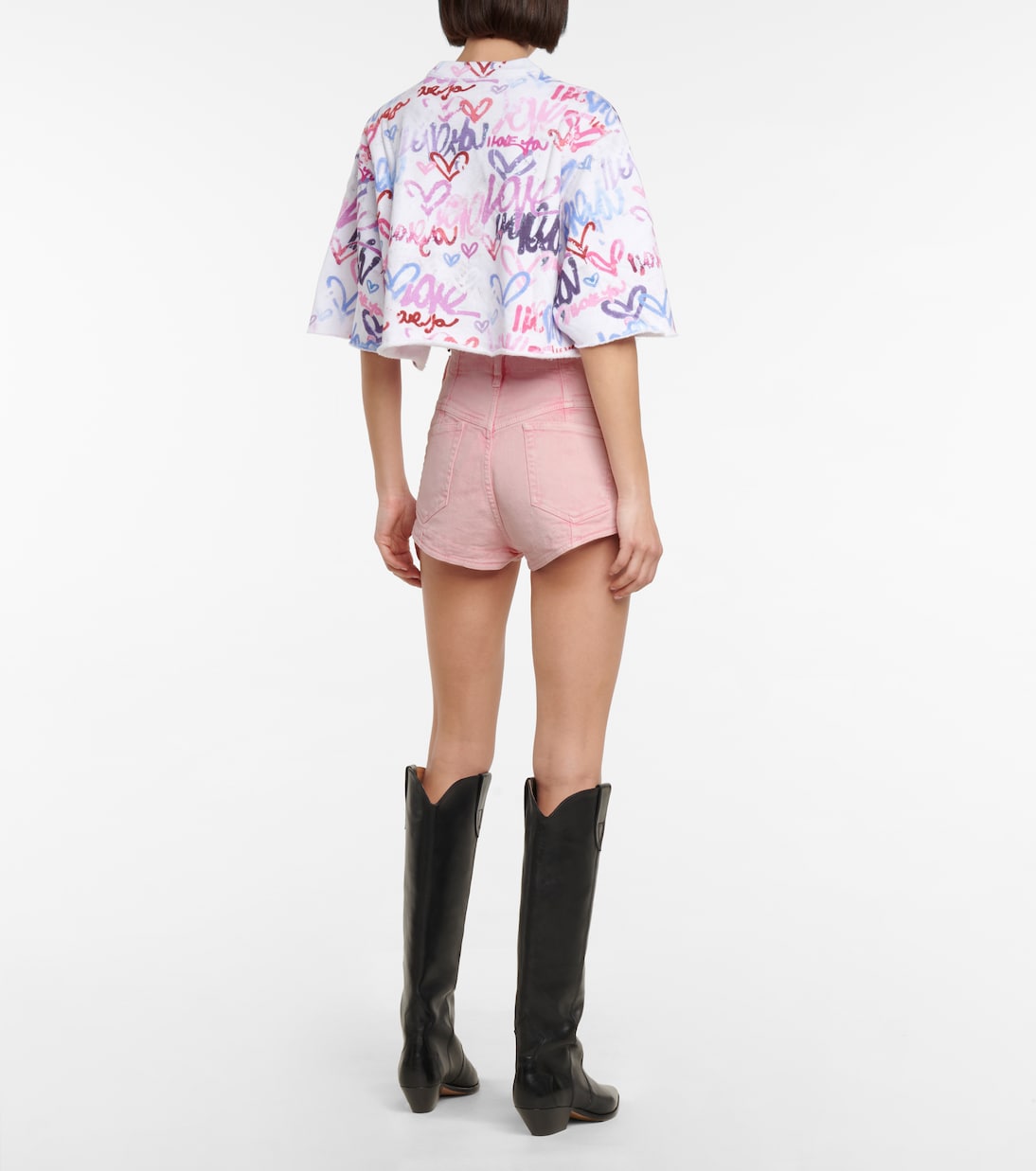 Deverson high-rise denim shorts | Isabel Marant