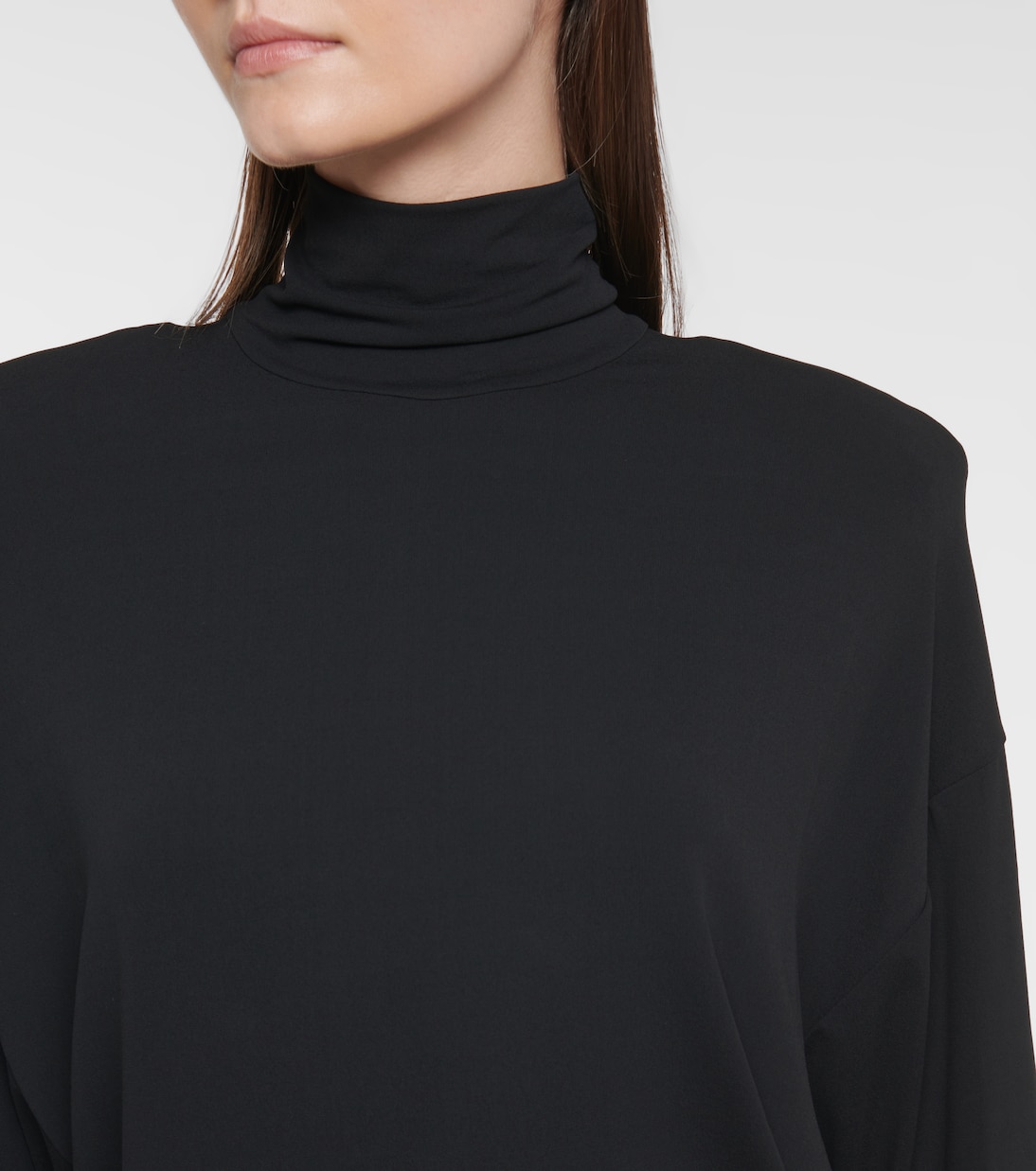 Turtleneck stretch-jersey midi dress | Alexandre Vauthier
