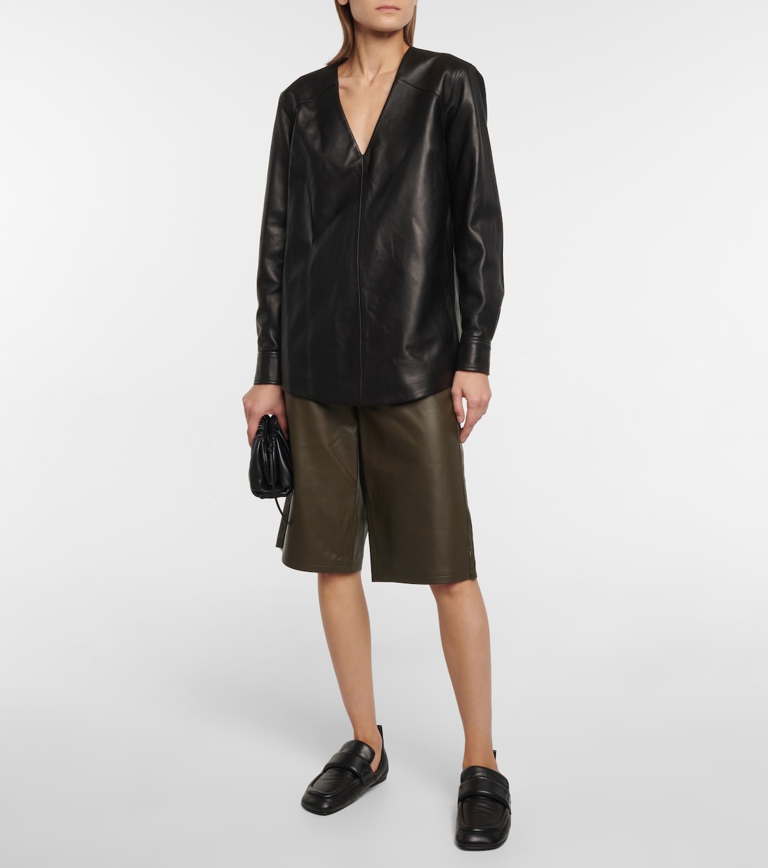 Top en cuir | Dries Van Noten