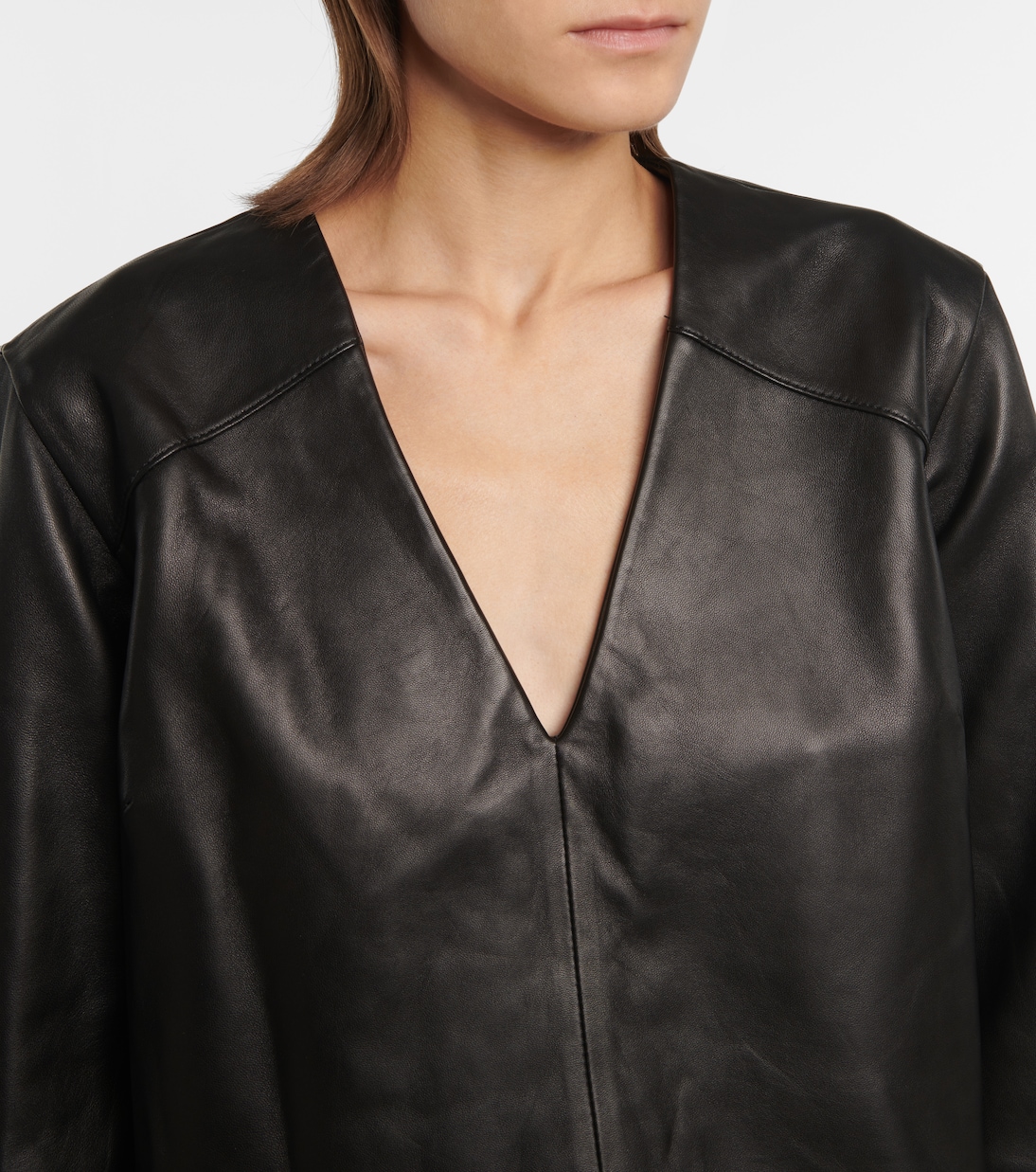 Top en cuir | Dries Van Noten