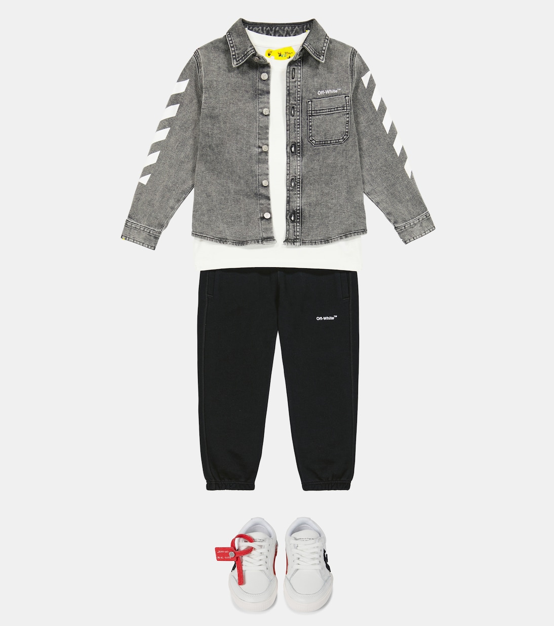 Pantalones deportivos de algodón con logo | Off-White Kids