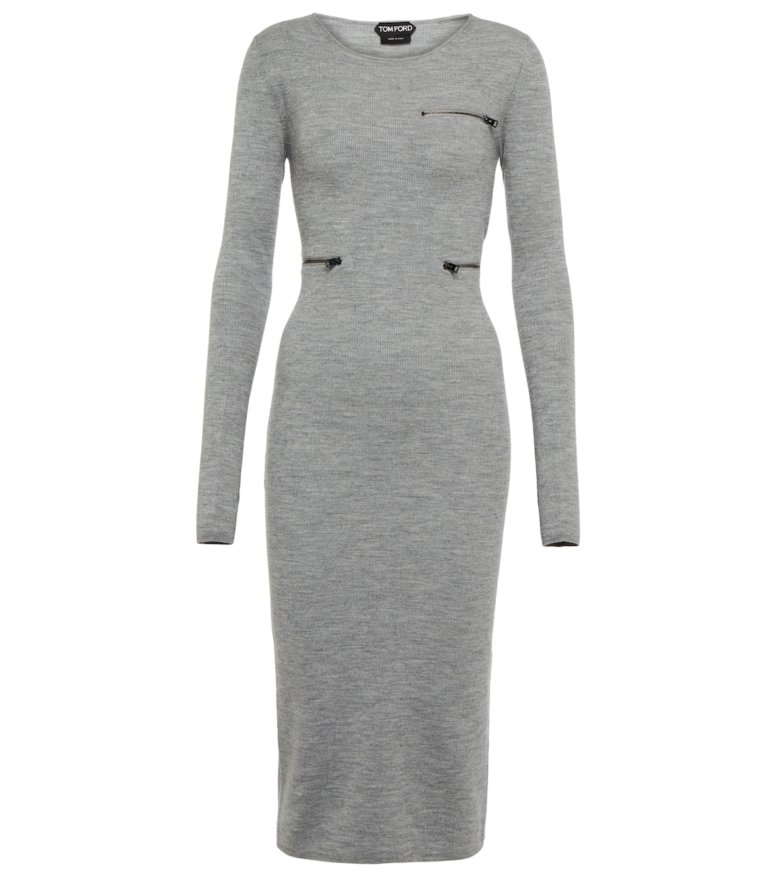 Midikleid aus einem Wollgemisch | Tom Ford