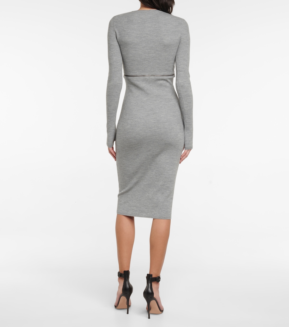 Midikleid aus einem Wollgemisch | Tom Ford
