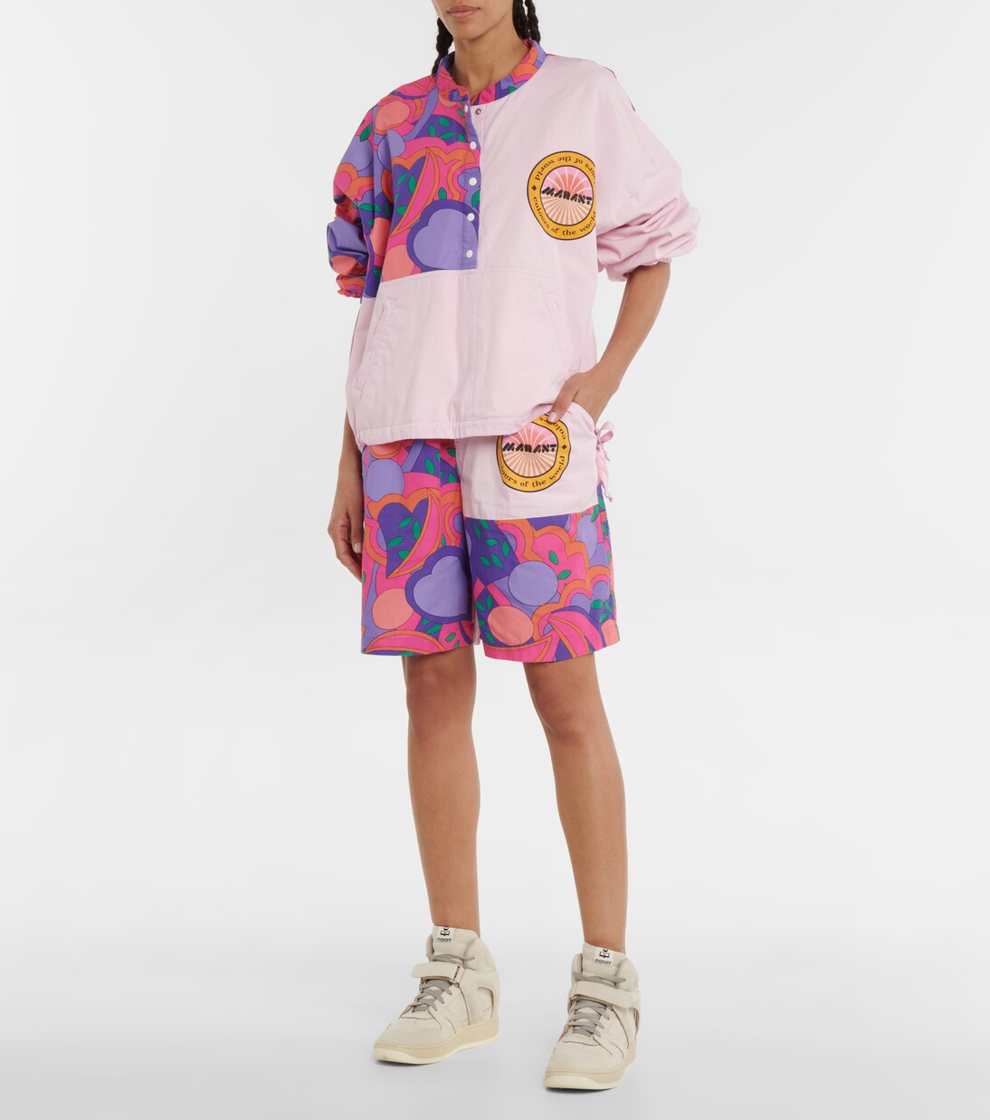 Lizzip patchwork cotton jacket | Isabel Marant