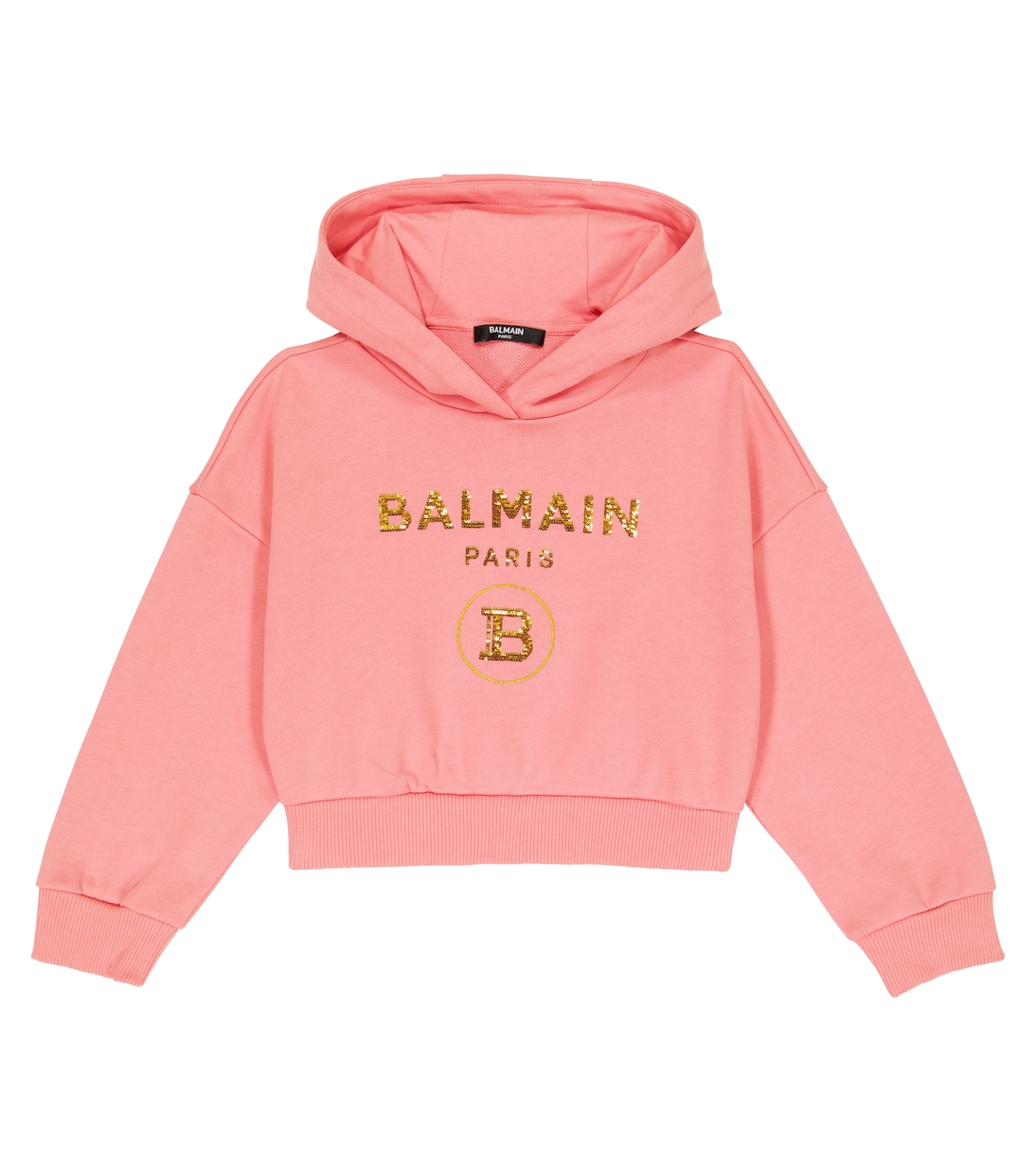 Hoodie mit Pailletten | Balmain Kids