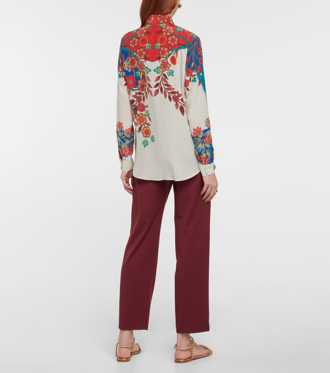 Chemise en soie à fleurs | Etro