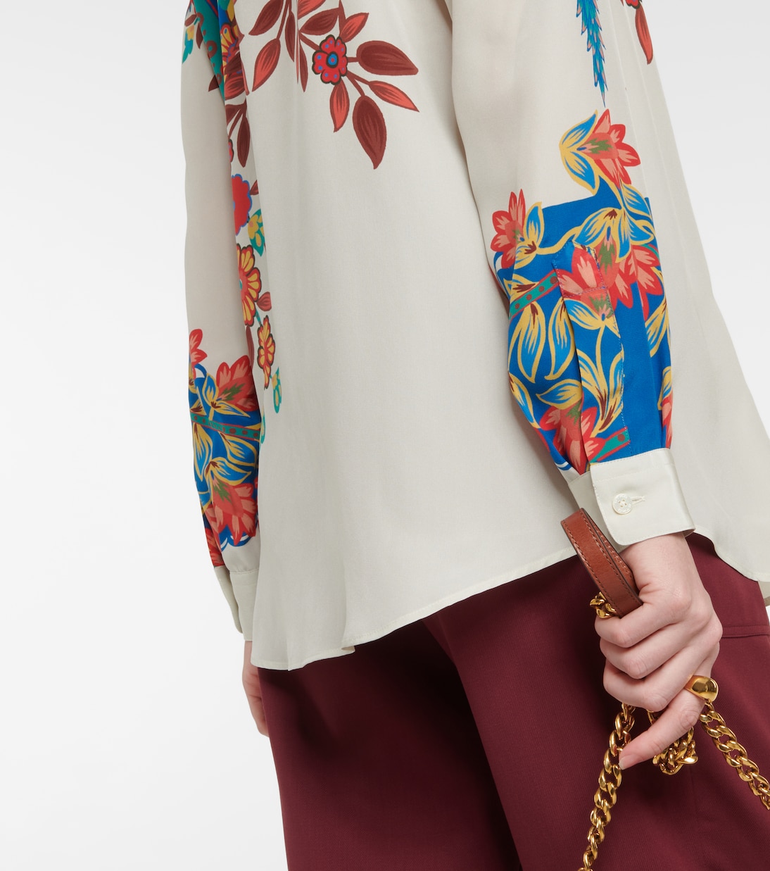 Chemise en soie à fleurs | Etro