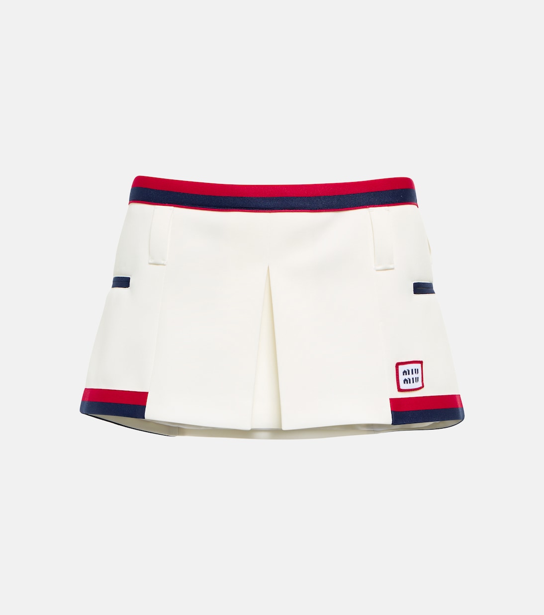Mini-jupe à taille basse | Miu Miu