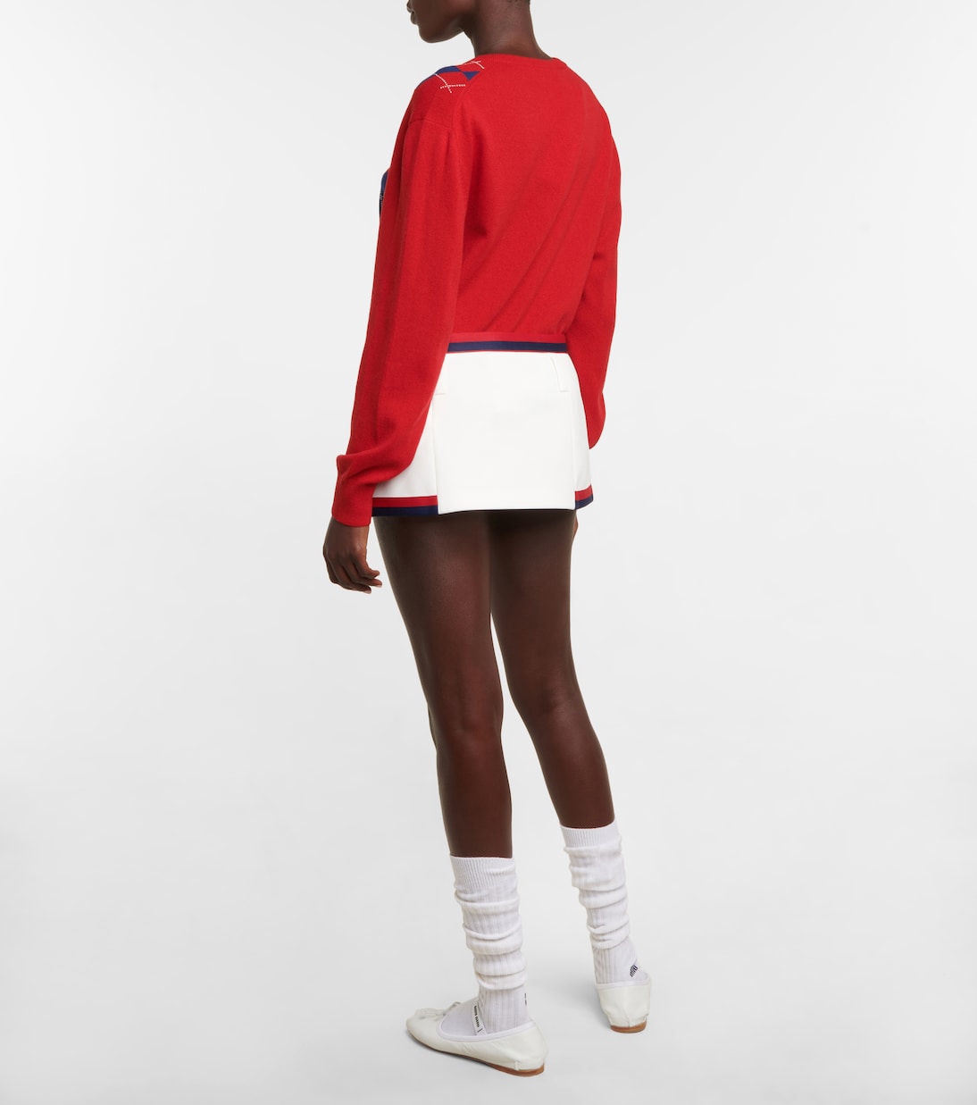 Mini-jupe à taille basse | Miu Miu