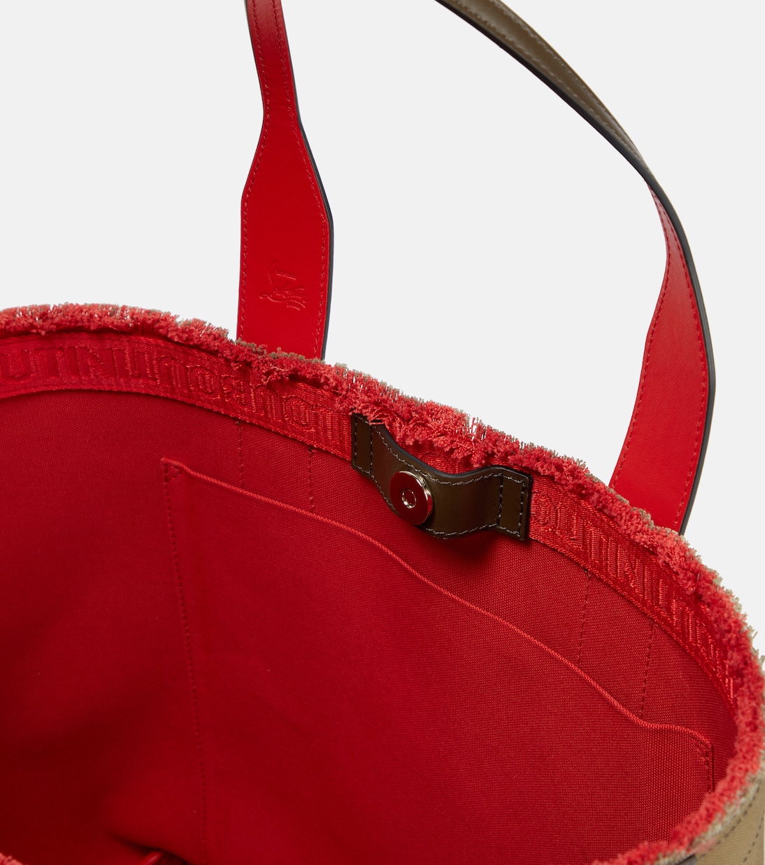 Frangibus Small printed canvas tote | Christian Louboutin
