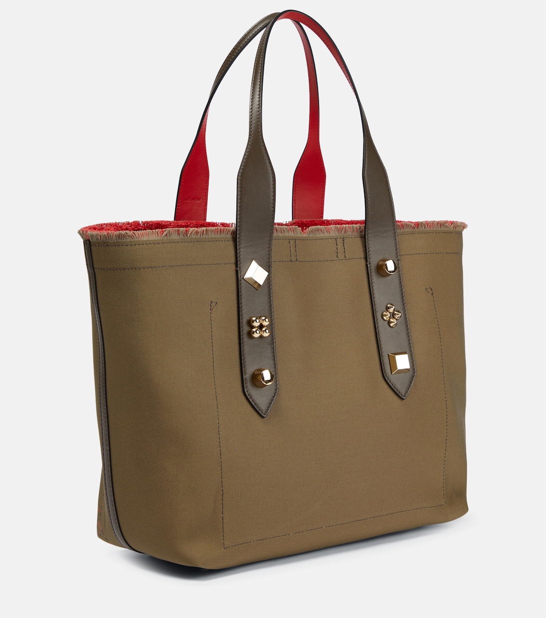 Frangibus Small printed canvas tote | Christian Louboutin
