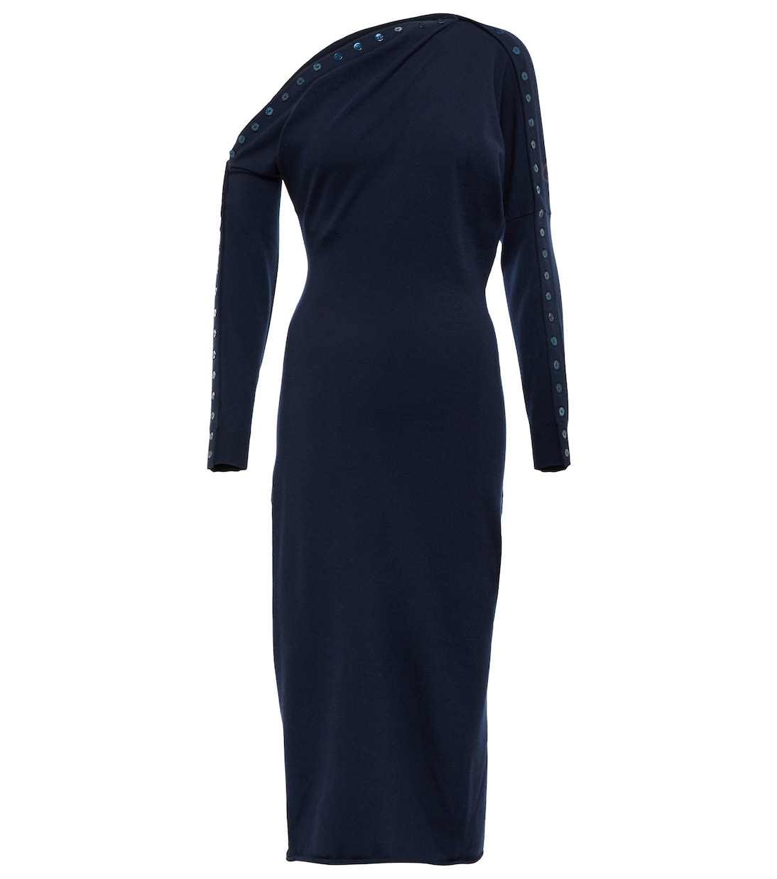 Vestido midi Jeevika de mezcla de lana | Altuzarra