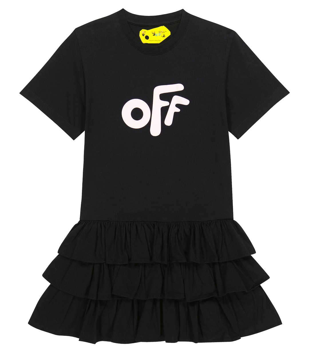 T-Shirt-Kleid aus Baumwolle | Off-White Kids
