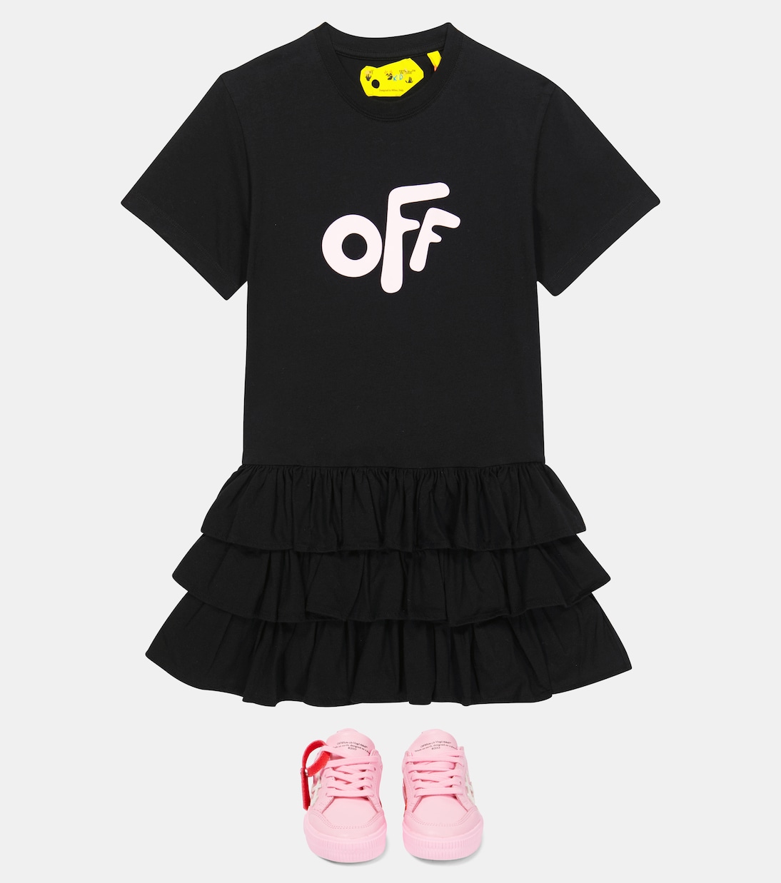 T-Shirt-Kleid aus Baumwolle | Off-White Kids