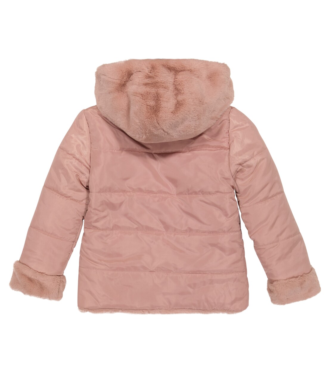 Wattierte Steppjacke mit Faux Fur | Tartine et Chocolat
