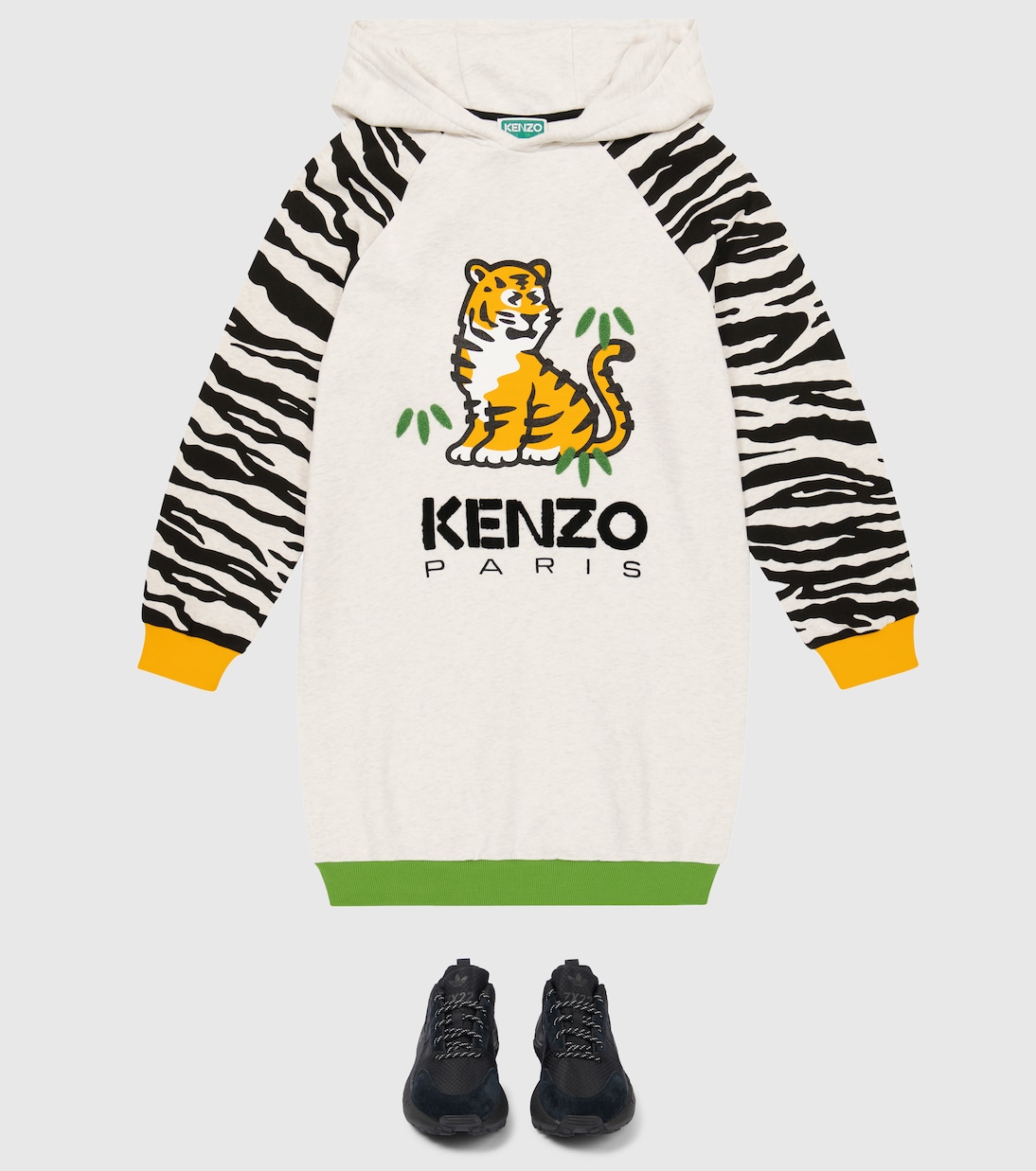 Bedrucktes Pulloverkleid aus Baumwolle | Kenzo Kids