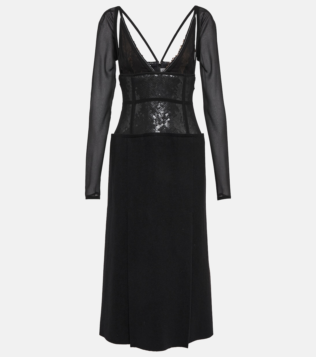 Verziertes Midikleid | Victoria Beckham