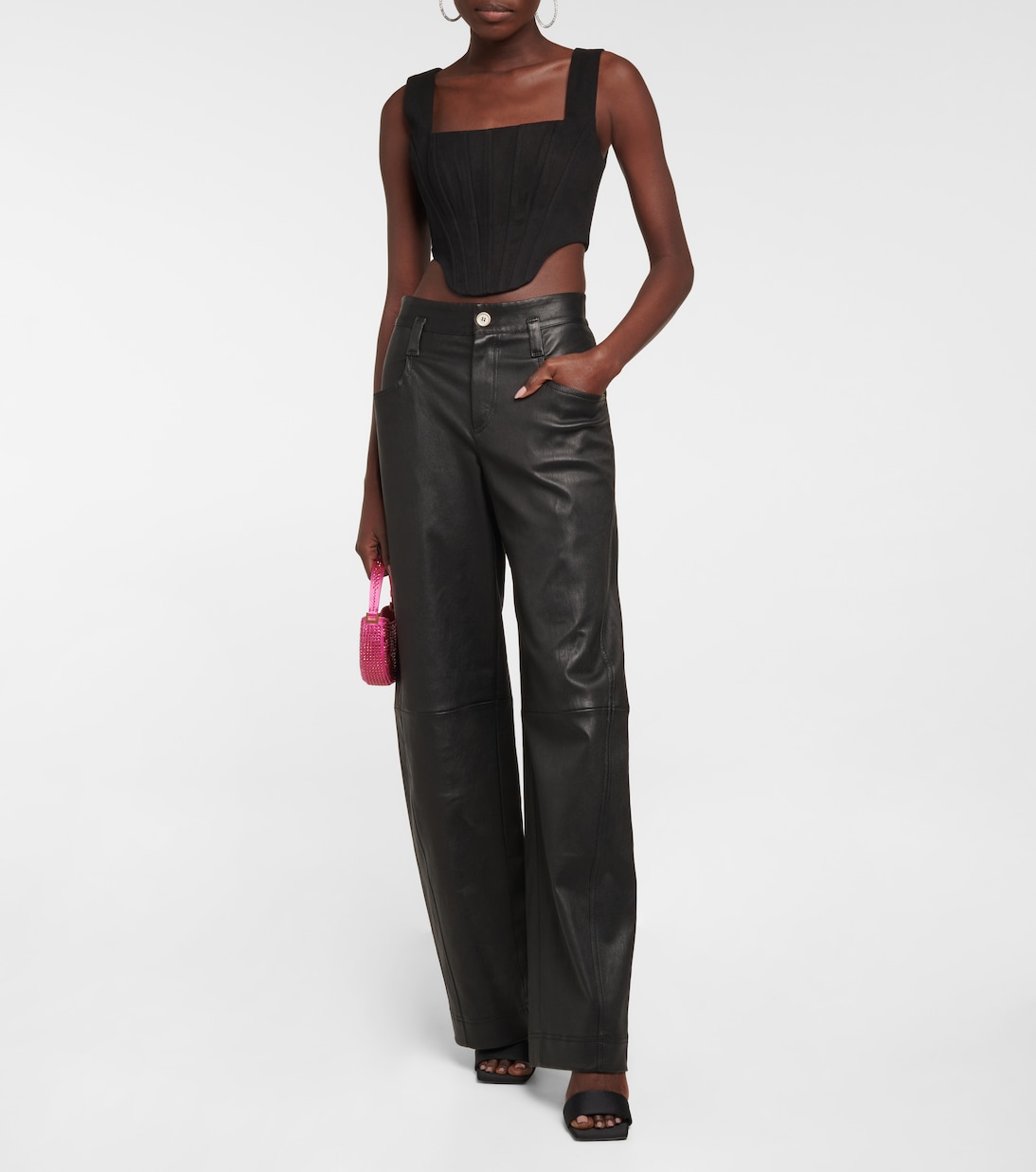Top raccourci Kai en coton | Staud