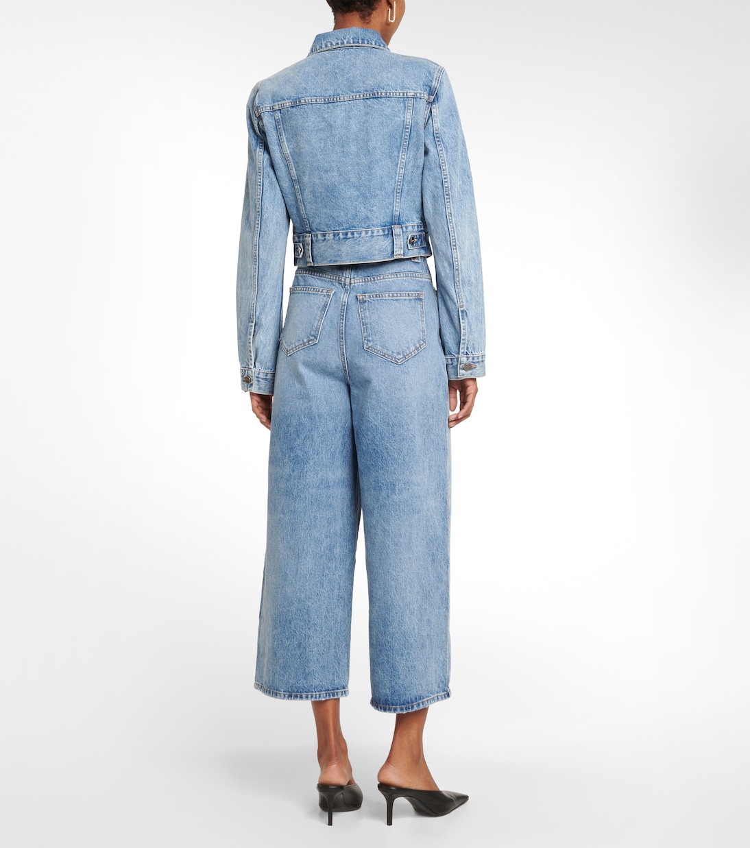 Chaqueta Rizzo en denim con logo | Khaite