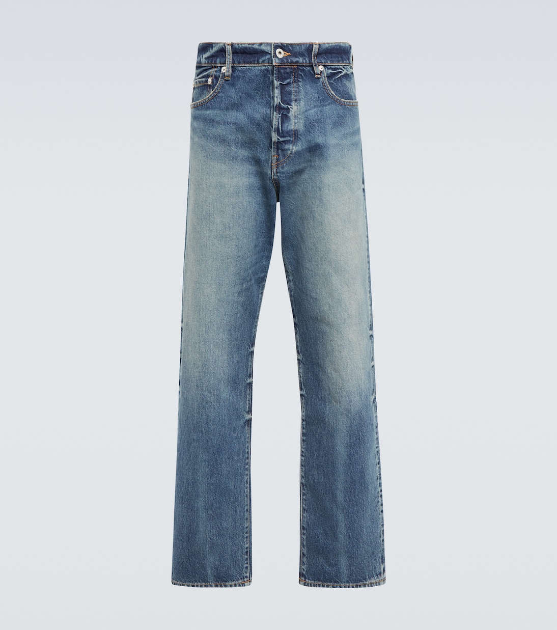 Jeans rectos Asagao de tiro alto | Kenzo