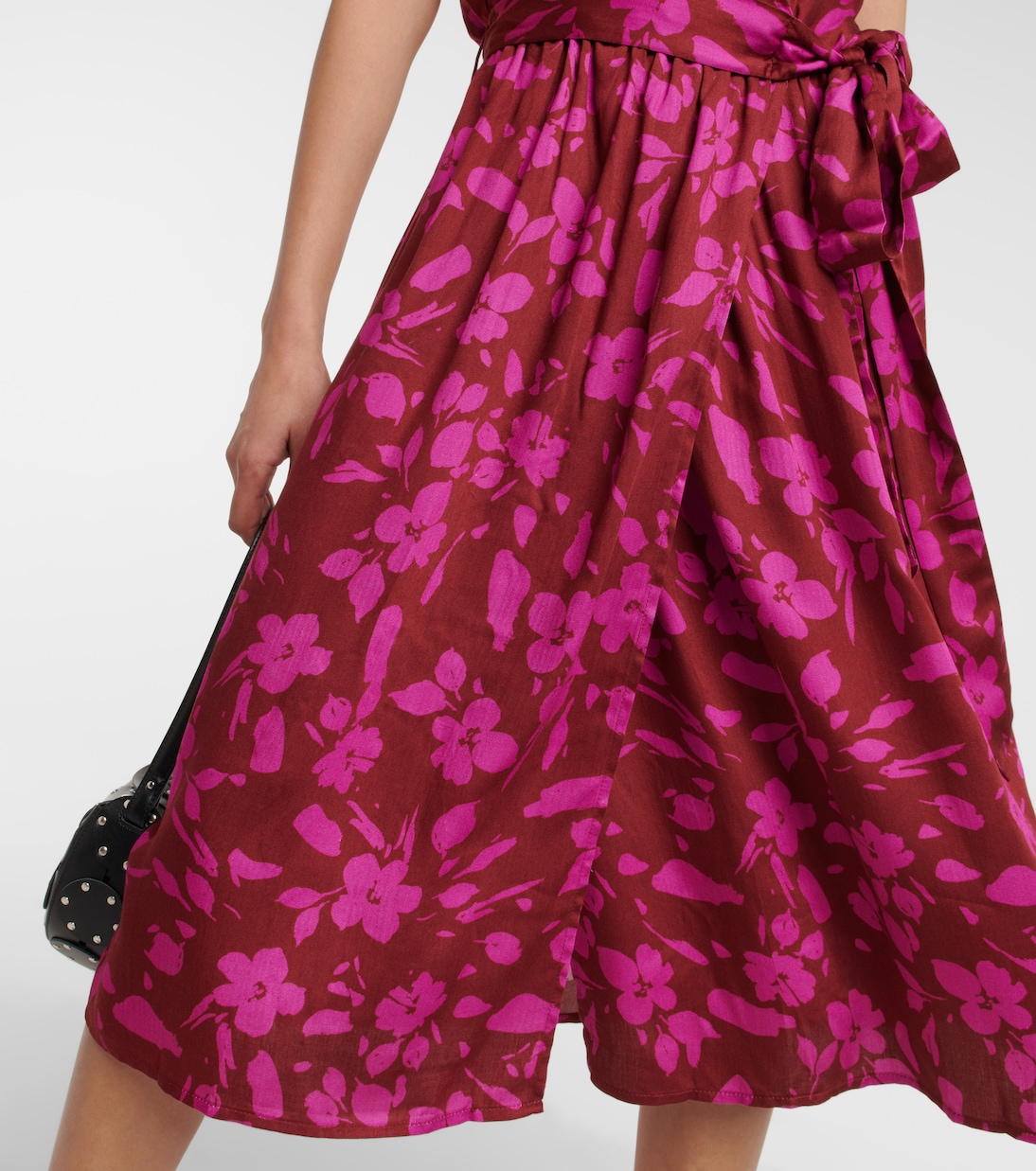 Floral midi dress | Velvet